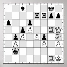 Chess Game Poster sju