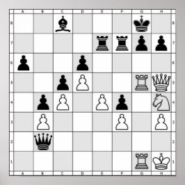 Chess Game Poster sju