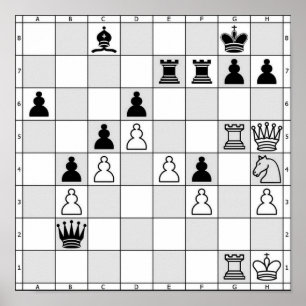 Chess Game Poster sju