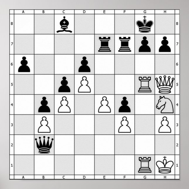 Chess Game Poster sju (Framsidan)
