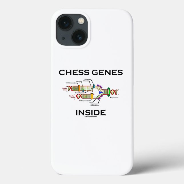 Chess Genes Inside DNA Replication Humor (Baksida)