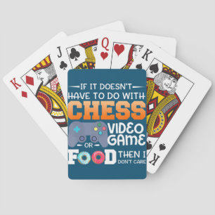 Chess Gift   Chess Video Game eller Food Design Casinokort