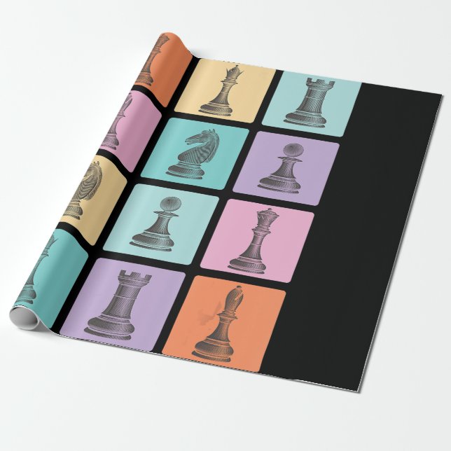 Chess Gift| I Verkligen Kärlek Biet schack Presentpapper (Utrullad)