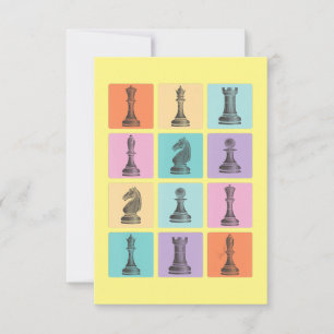 Chess Gift I Verkligen Kärlek vid Delara schack Tack Kort