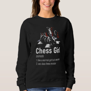 Chess Girl Definition Hobby Quote Smart Check Mate T Shirt
