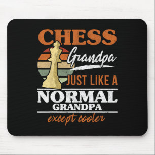 Chess Grandpa precis som en vanlig morfar Chess Musmatta