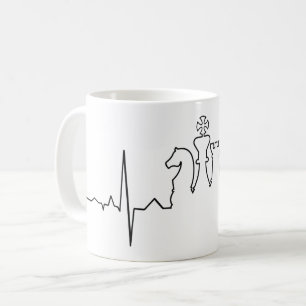 Chess Heartslag Kaffemugg
