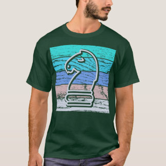 Chess Horse Retro 3 T Shirt