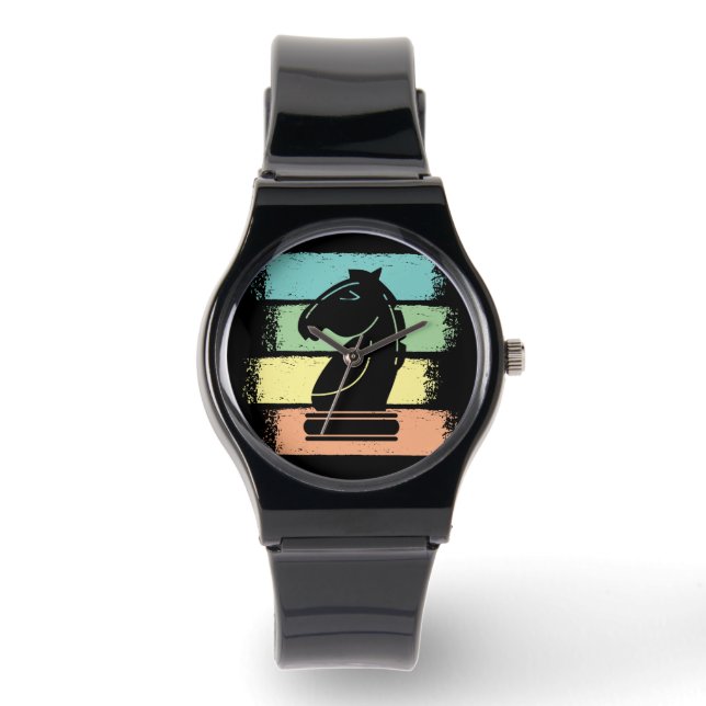 Chess Horse Retro Armbandsur (Framsida)