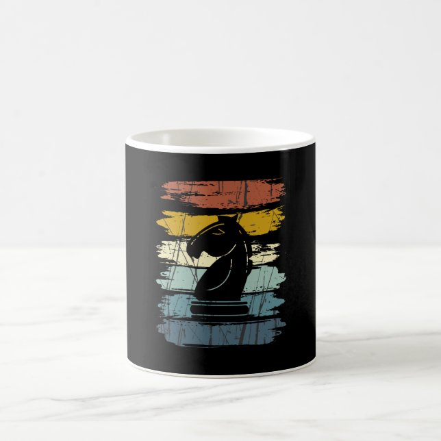Chess Horse Retro Kaffemugg (Center)