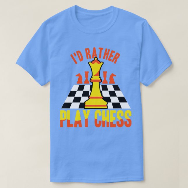 Chess-ID i stället för uppspelningschassi T Shirt (Design framsida)