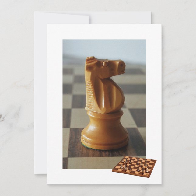 Chess Inbjudningskort (Framsida)