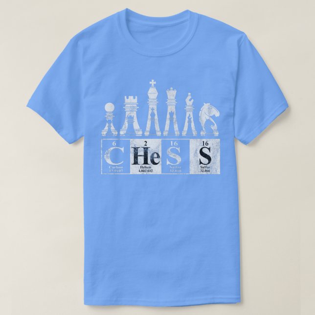 Chess Inslag Science Chess Nerd Player Premium 25 T Shirt (Design framsida)