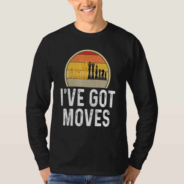 Chess Ive Har Moves Player Board Game Chess Biet T Shirt (Framsida)