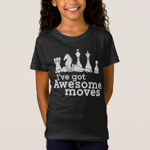 Chess jag har Har Fantastisk Moves Player Biet Vin T Shirt
