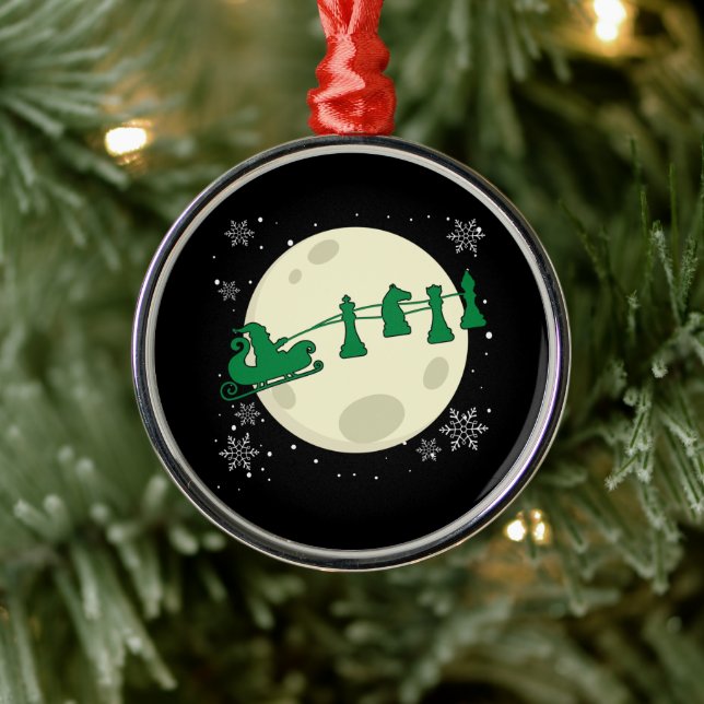 Chess jultomten - Chess Biet Reindeer Julgransprydnad Metall (Träd)