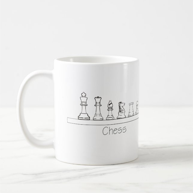 Chess! Kaffe Mugg (Vänster)