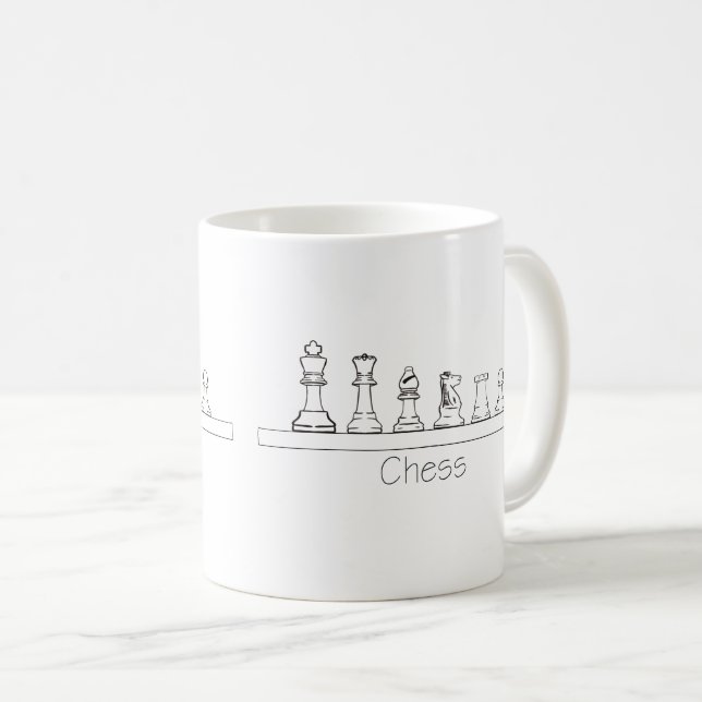 Chess! Kaffe Mugg (Framsida höger)