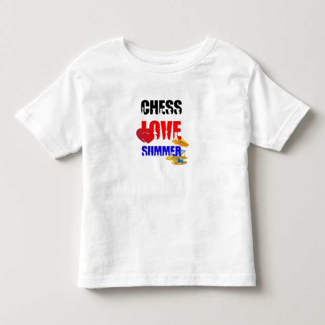 Chess Kärlek Summer T Shirt (Framsida)
