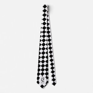 Chess Klubb Custom Name Initial Neck Tie Slips