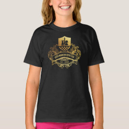 Chess Klubb League Tournament Namn Sponsor på baks T Shirt