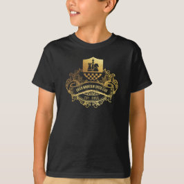 Chess Klubb League Tournament Namn Sponsor på baks T Shirt