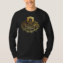Chess Klubb League Tournament Namn Sponsor på baks T Shirt