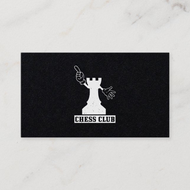 Chess Klubb Visitkort (Framsida)