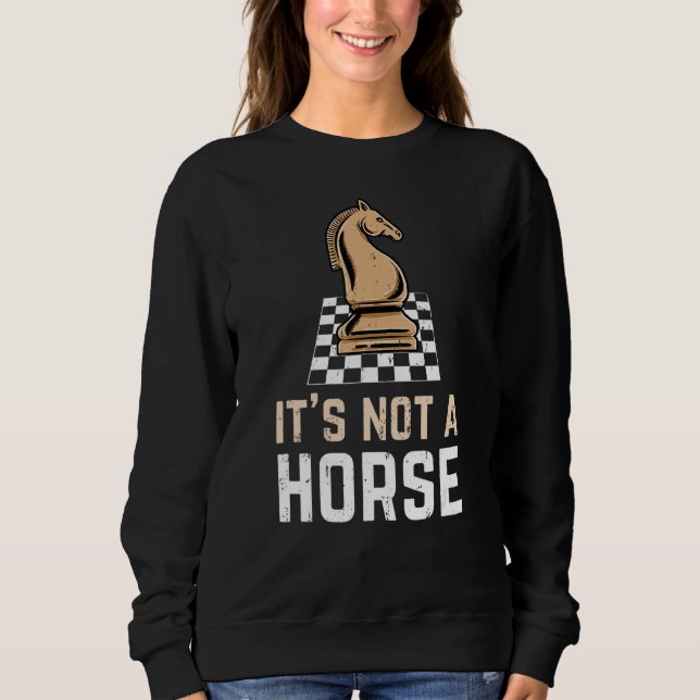Chess Knight är inte en hästschackspelare T Shirt (Framsida)