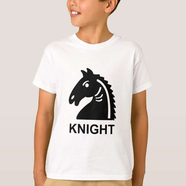 Chess Knight T-shirt (Framsida)