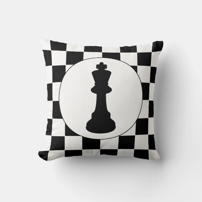Chess Kung Biet - Pillow - Chess Thed Gift Kudde (Framsida)