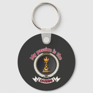 Chess Kung Laurel Krona Passion Strategy Power Nyckelring