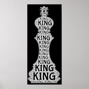 Chess Kung Ord Bild Poster