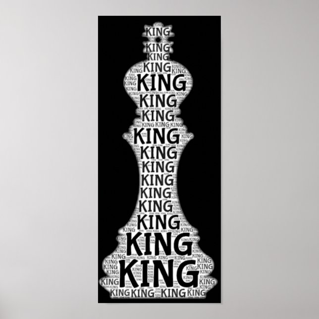 Chess Kung Ord Bild Poster (Framsidan)