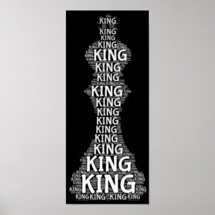 Chess Kung Ord Bild Poster