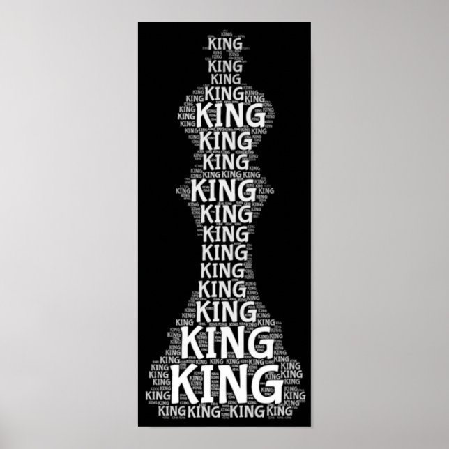 Chess Kung Ord Bild Poster (Framsidan)