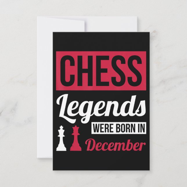 Chess Legends föddes i december OSA Kort (Framsida)