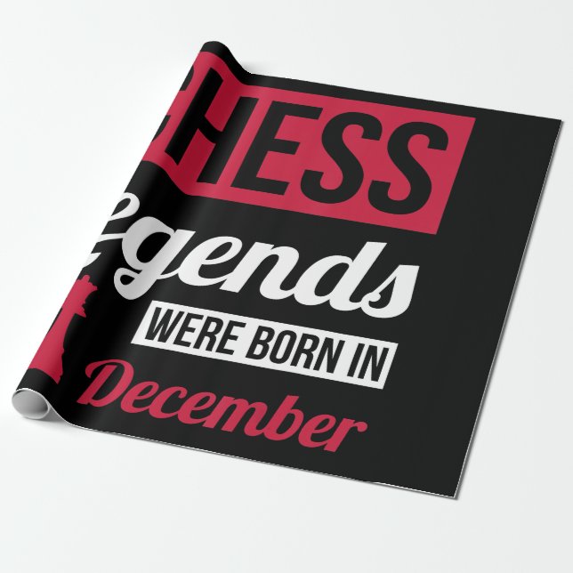 Chess Legends föddes i december Presentpapper (Utrullad)