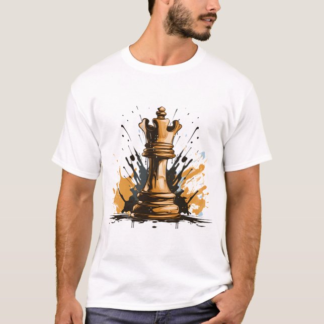 Chess Maestro: Checkmate T Shirt (Framsida)