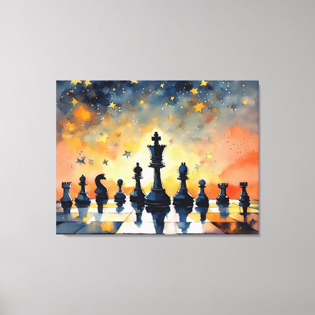 Chess Magic Canvastryck (Framsida)
