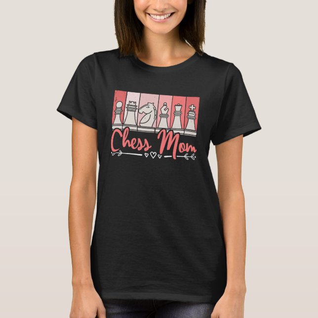 Chess Mamma Chess Player Mors dag Chess Women T Shirt (Framsida)