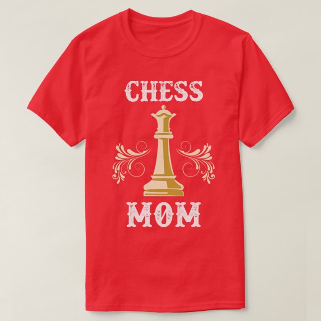 Chess Mamma T Shirt (Design framsida)
