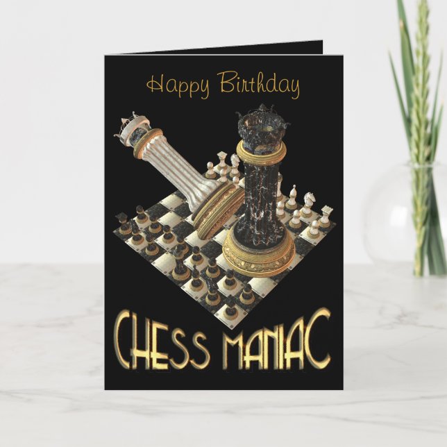 Chess Maniacs Kort (Framsida)