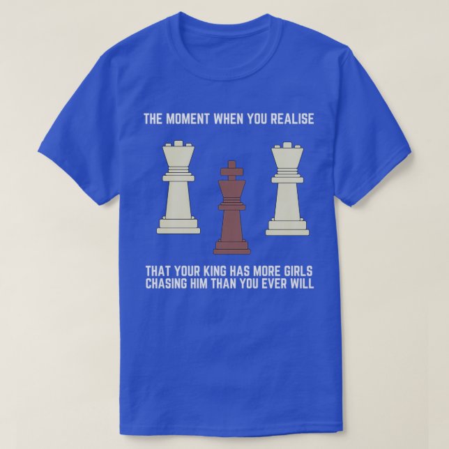 Chess Master Chess Klubb amp 3 Way Chess Game (1) T Shirt (Design framsida)