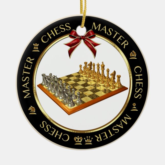 Chess Master Personlig Ornament (Framsidan)