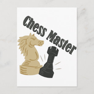 Chess Master Vykort