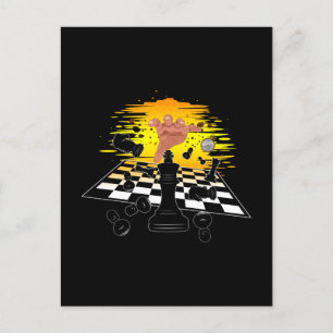 Chess Master Vykort