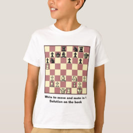 Chess Mate in 1 Puzzle #4 T-shirt
