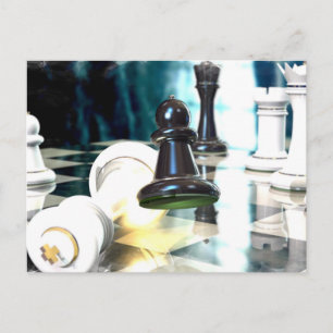 Chess Move-vycard Vykort