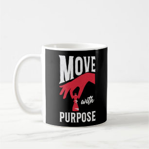 Chess Move with Purpose Player Chess Biet Vintage Kaffemugg